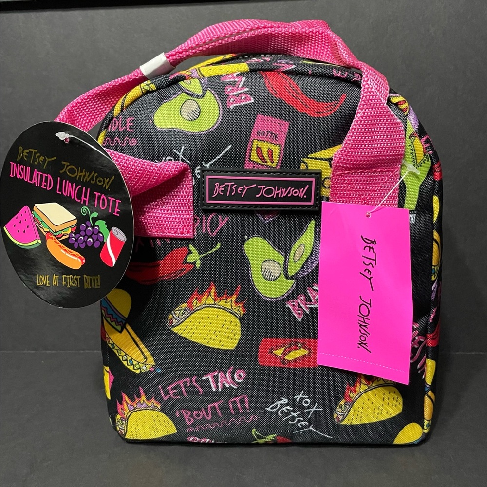 Betsey Johnson lunch tote, NWT